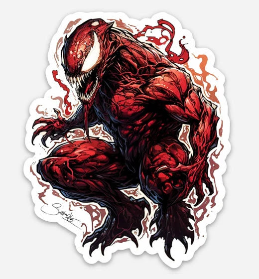 Venom vs Carnage Sticker Pack by Sutton Kane