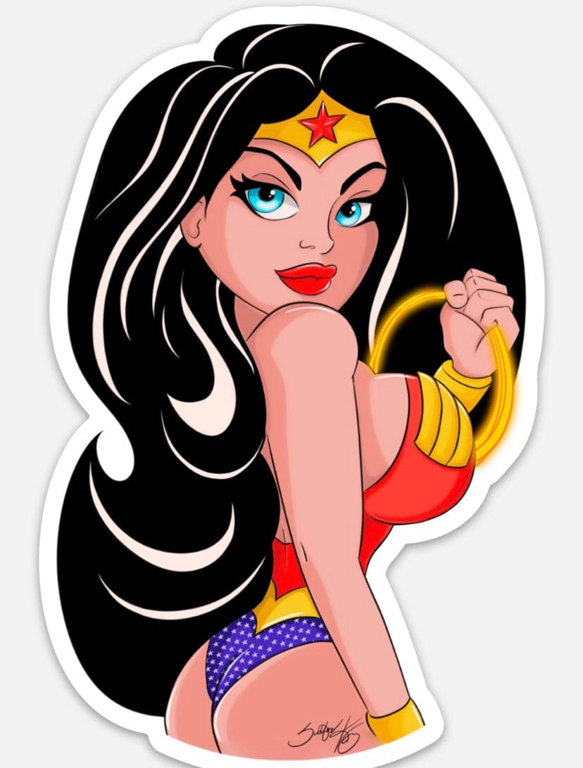 Empowered Diana Prince Wonder Woman Sticker Decal by Sutton Kane