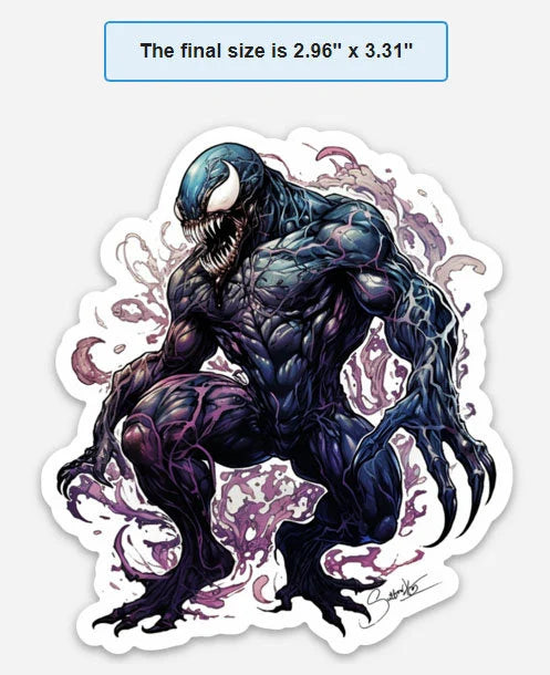 Venom vs Carnage Sticker Pack by Sutton Kane