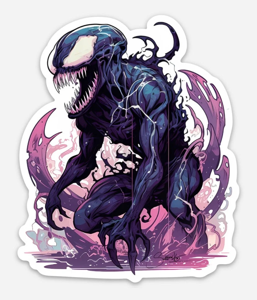 Sinister Venom Sticker by Sutton Kane