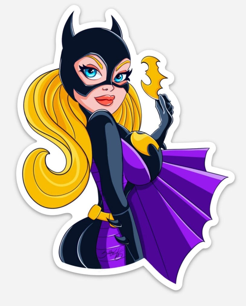 Empowered Stephanie Brown Batgirl Decal  by Sutton Kane